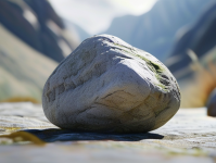 在一片静谧的山谷中，隐藏着一块被岁月遗忘的石头，它静静地躺在那里，仿佛在诉说着一个古老的故事。这就是影石，一块看似普通却又蕴含着无尽奥秘的石头